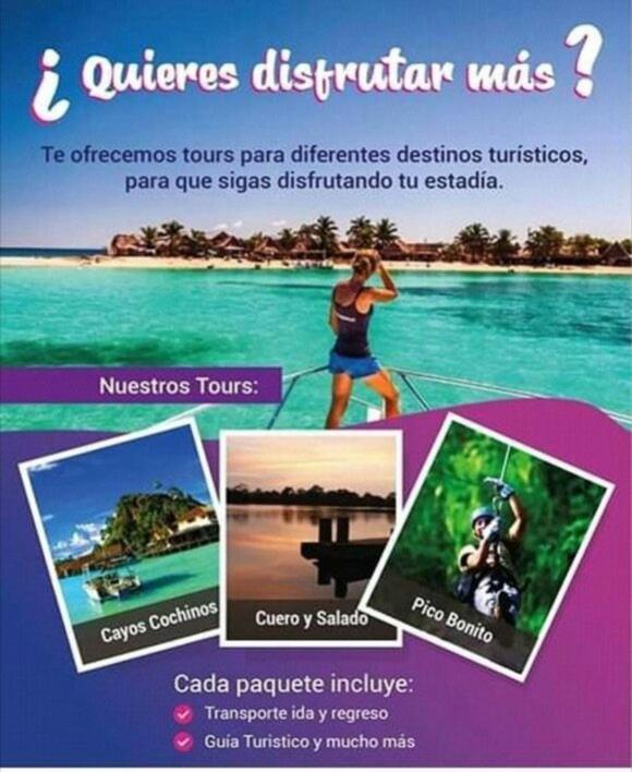Hotel Art Deco Beach La Ceiba Exterior foto