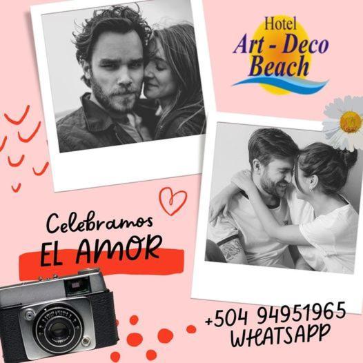 Hotel Art Deco Beach La Ceiba Exterior foto